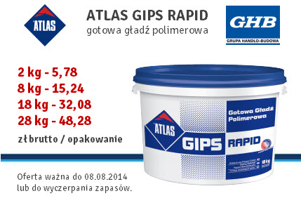 ghb.pl - materiały budowlane - superpromocja - atlas gips rapid
