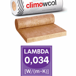 Climowool DF2 034 (gr.150mm.) Mata z mineralnej wełny szklanej - promocja - ghb