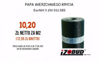 papa wierzchniego krycia - IZOBUD Dachbit 5 250 S52 SBS - ghb.pl