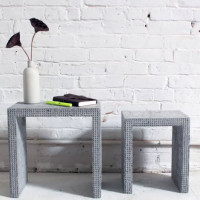 Stoliczki wsuwane z betonu i lego - ghb.pl - mat. budowlane