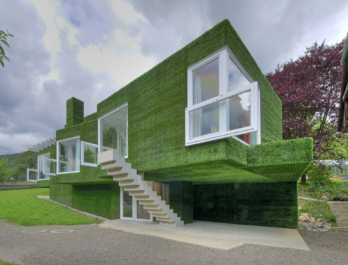 Dom z zieloną fasadą we Frohnleiten - ghb.pl - mat.budowlane4
